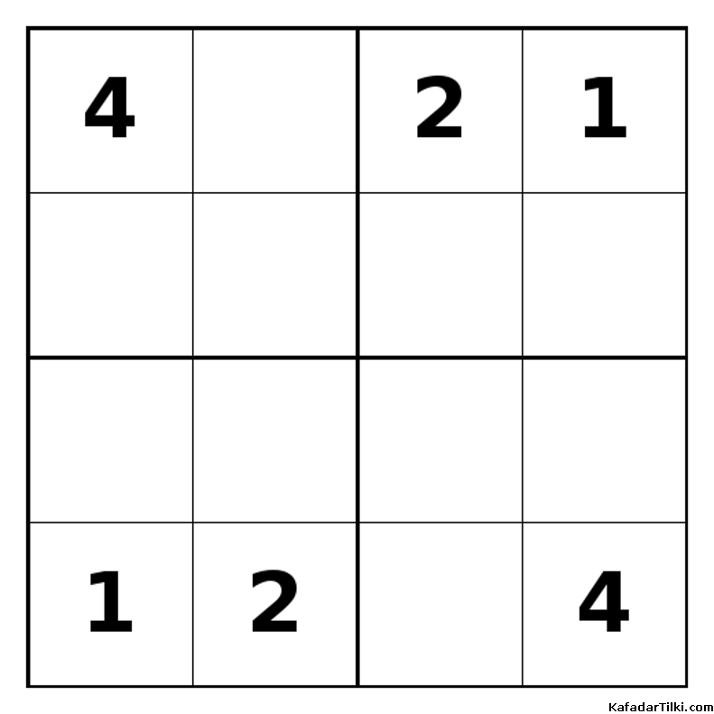 Zor Mini Sudoku (4x4), Kitap 5 - 4