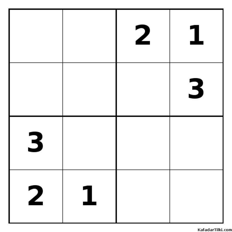 Zor Mini Sudoku (4x4), Kitap 5 - 7
