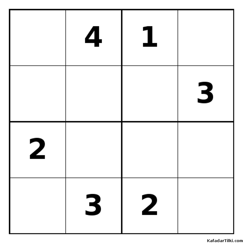 Zor Mini Sudoku (4x4), Kitap 6 - 3