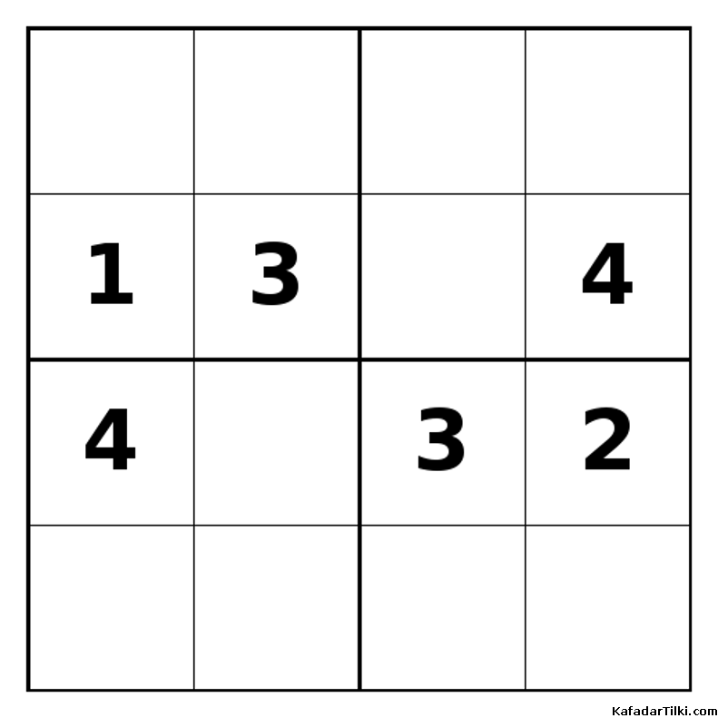 Zor Mini Sudoku (4x4), Kitap 6 - 4