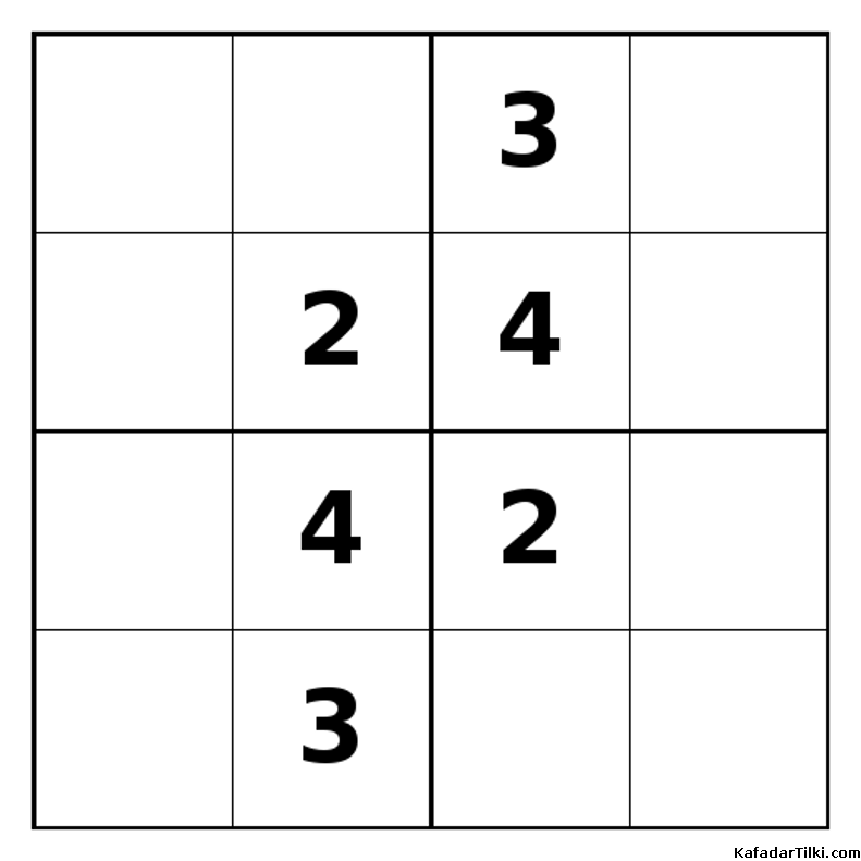 Zor Mini Sudoku (4x4), Kitap 6 - 7