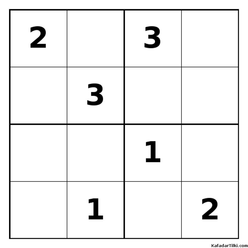 Zor Mini Sudoku (4x4), Kitap 6 - 8