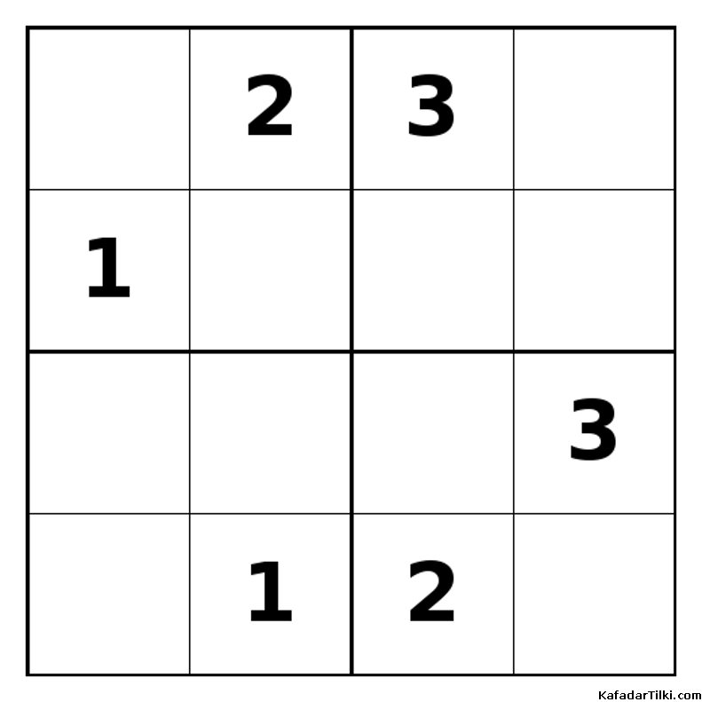Zor Mini Sudoku (4x4), Kitap 6 - 10