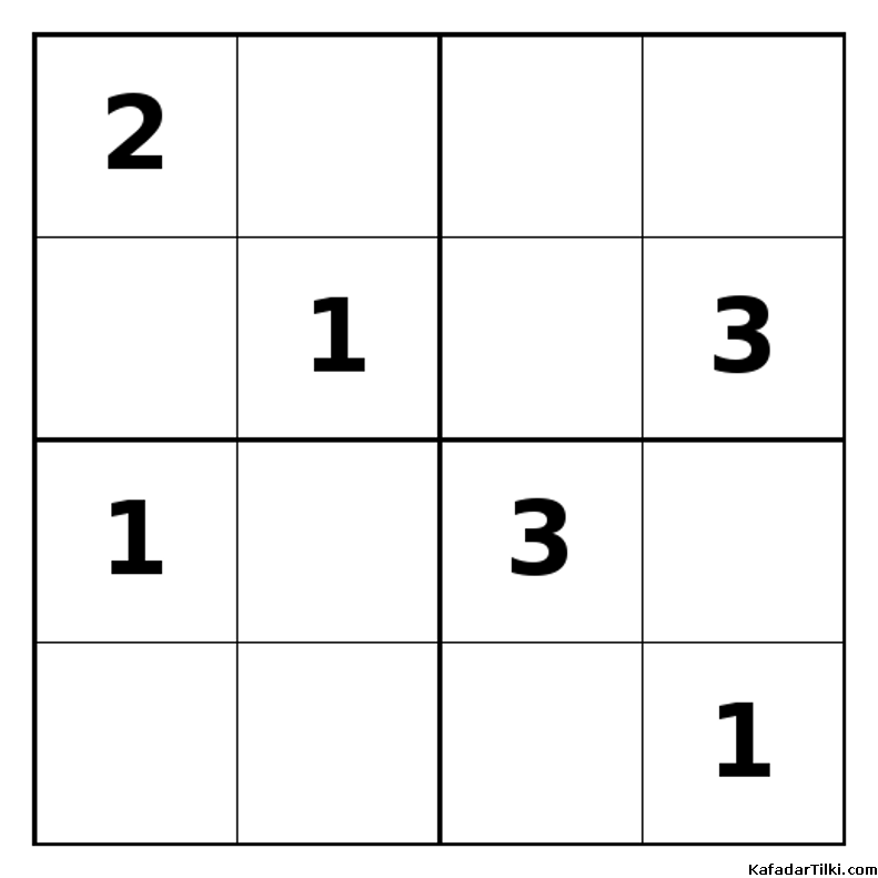 Zor Mini Sudoku (4x4), Kitap 7 - 3