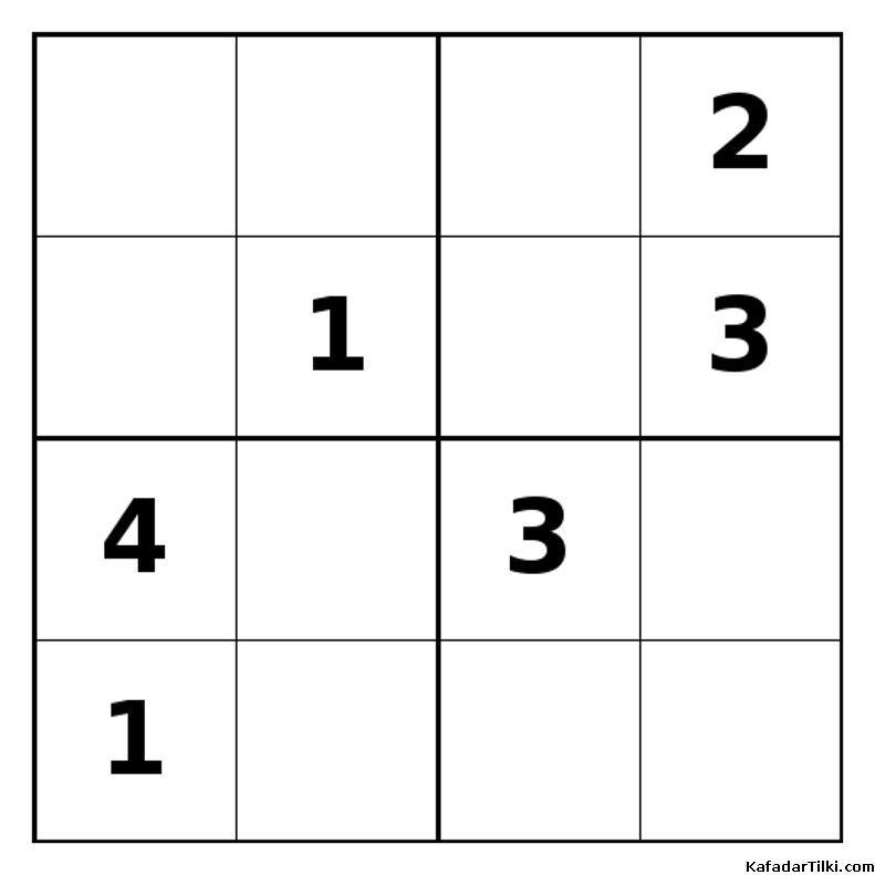 Zor Mini Sudoku (4x4), Kitap 7 - 5