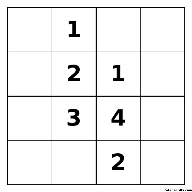 Zor Mini Sudoku (4x4), Kitap 7 - 6