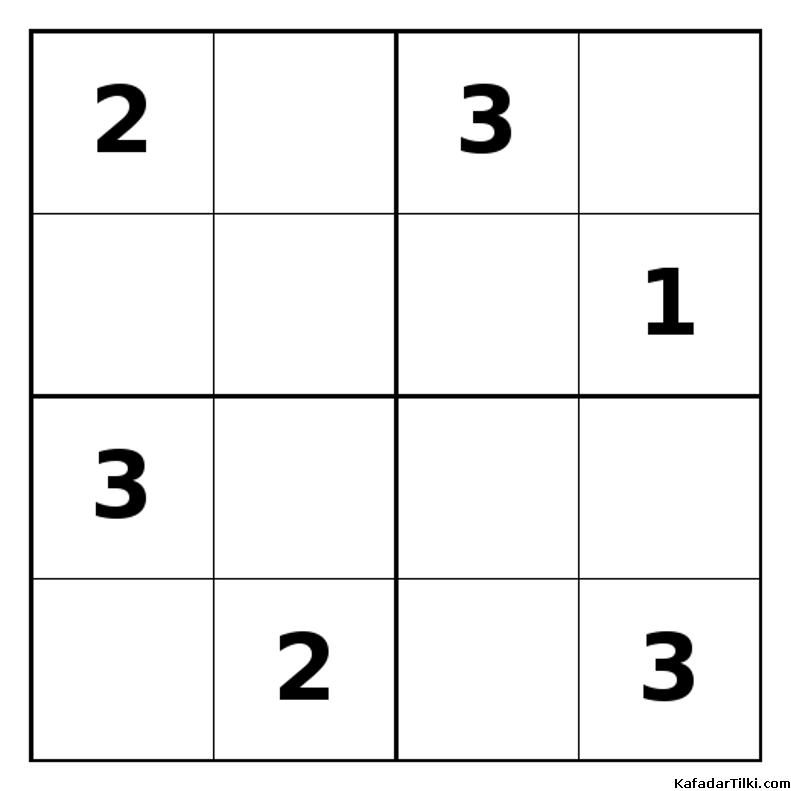 Zor Mini Sudoku (4x4), Kitap 7 - 10