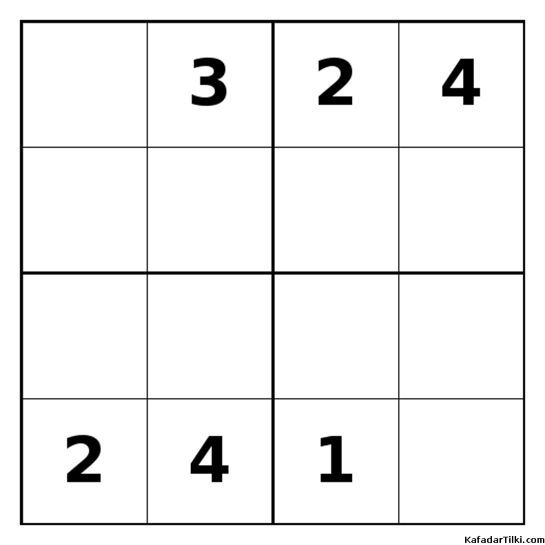 Zor Mini Sudoku (4x4), Kitap 8 - 3