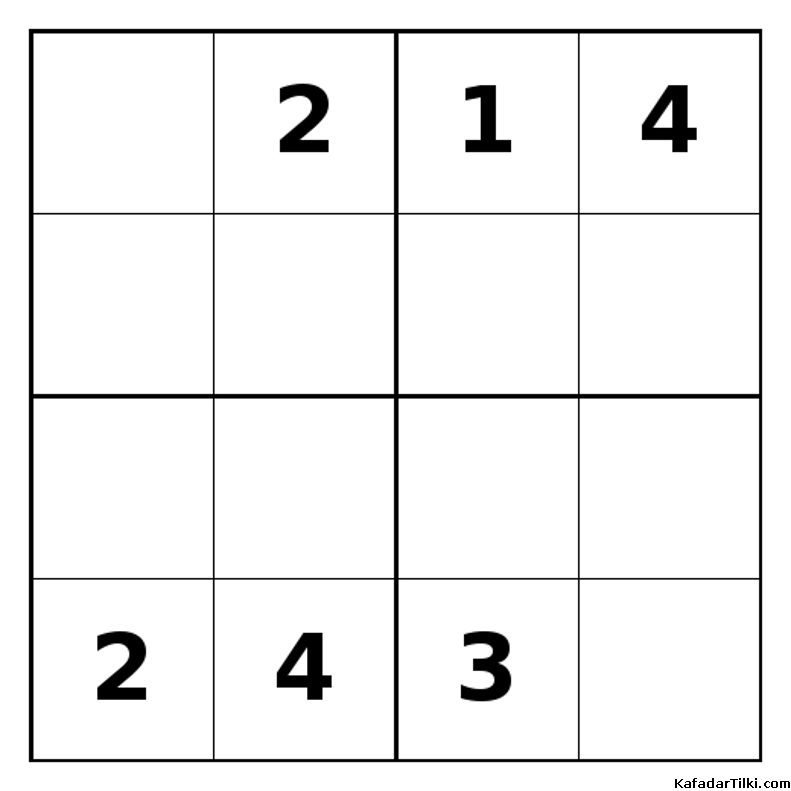 Zor Mini Sudoku (4x4), Kitap 8 - 6