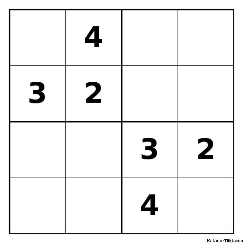 Zor Mini Sudoku (4x4), Kitap 9 - 3