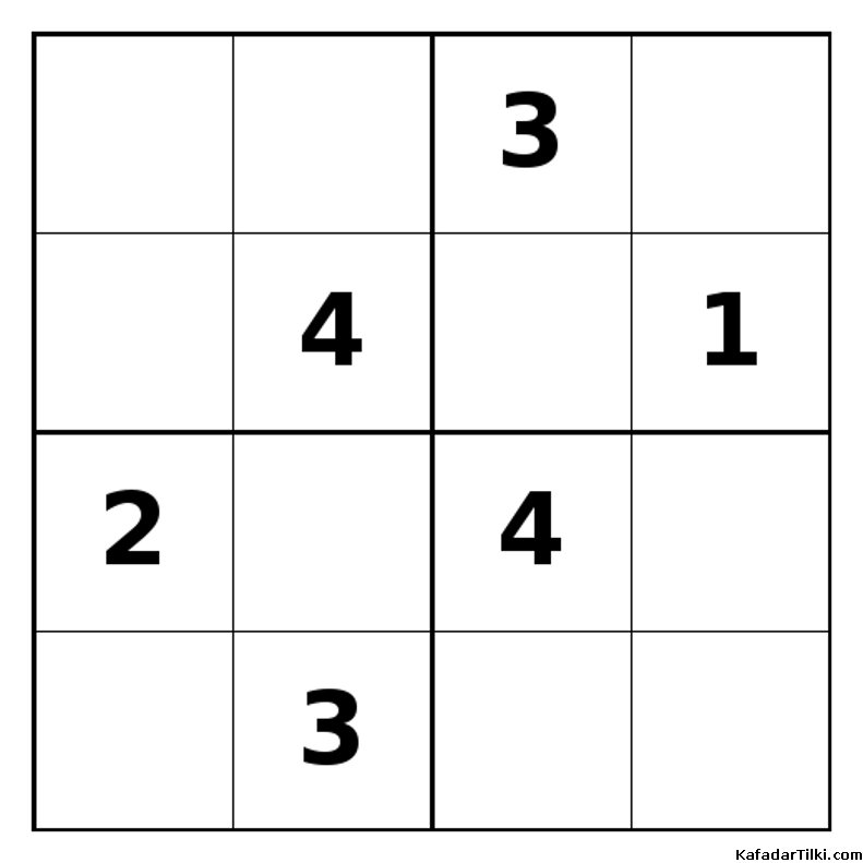 Zor Mini Sudoku (4x4), Kitap 9 - 5