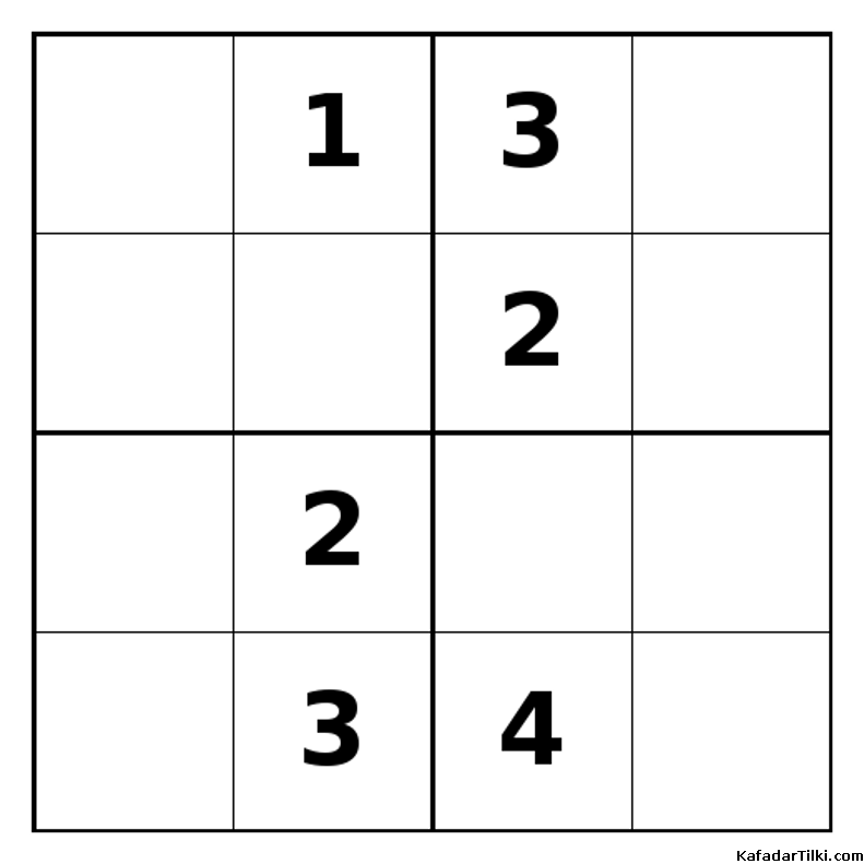 Zor Mini Sudoku (4x4), Kitap 9 - 7