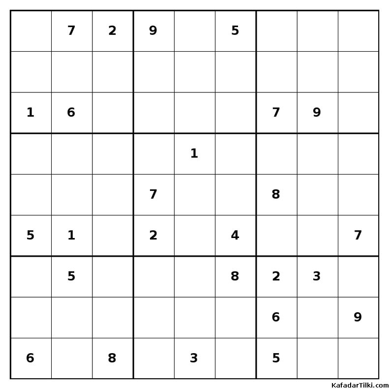 Zor Sudoku, Kitap 1 - 1