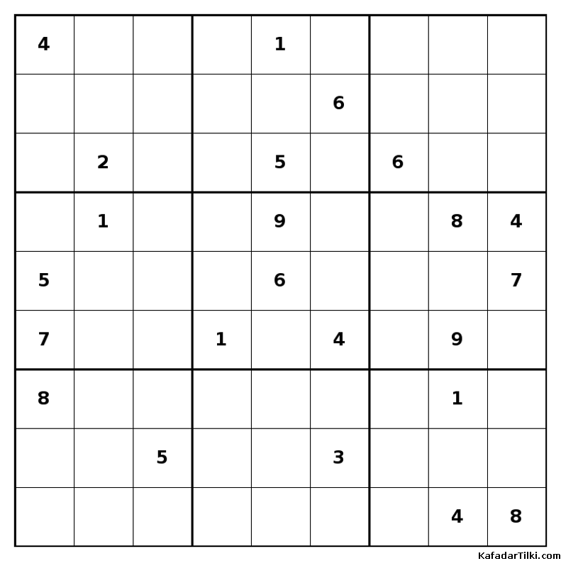Zor Sudoku, Kitap 1 - 7