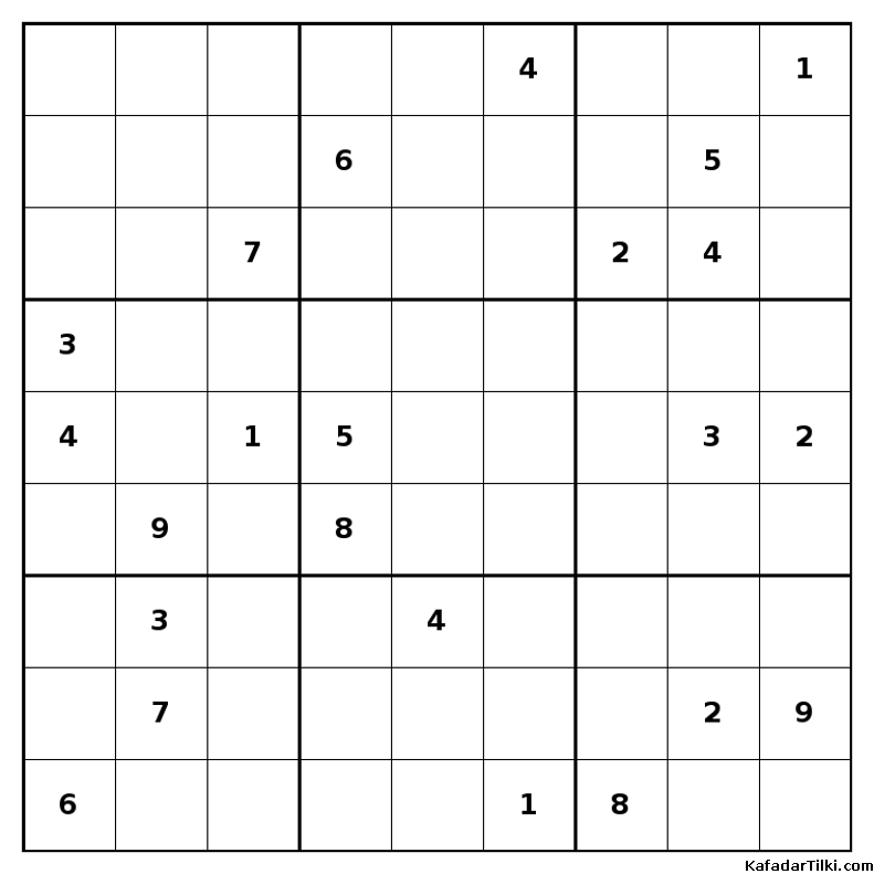 Zor Sudoku, Kitap 1 - 9