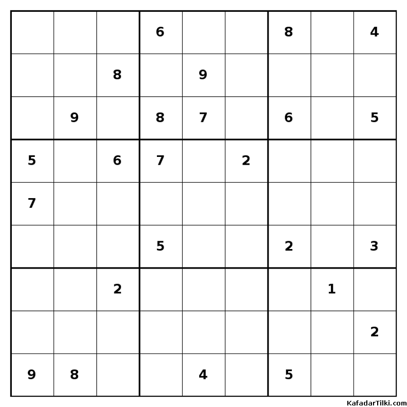 Zor Sudoku, Kitap 10 - 1