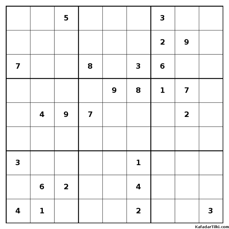 Zor Sudoku, Kitap 10 - 9