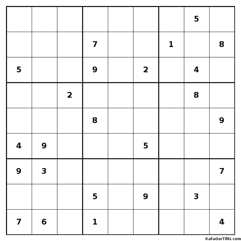 Zor Sudoku, Kitap 11 - 1