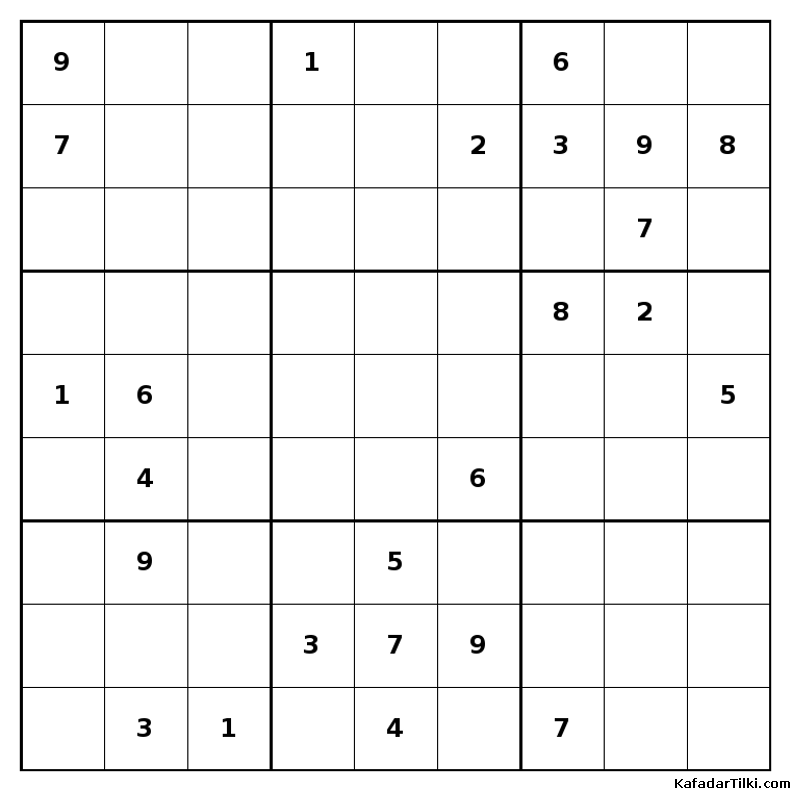 Zor Sudoku, Kitap 12 - 1