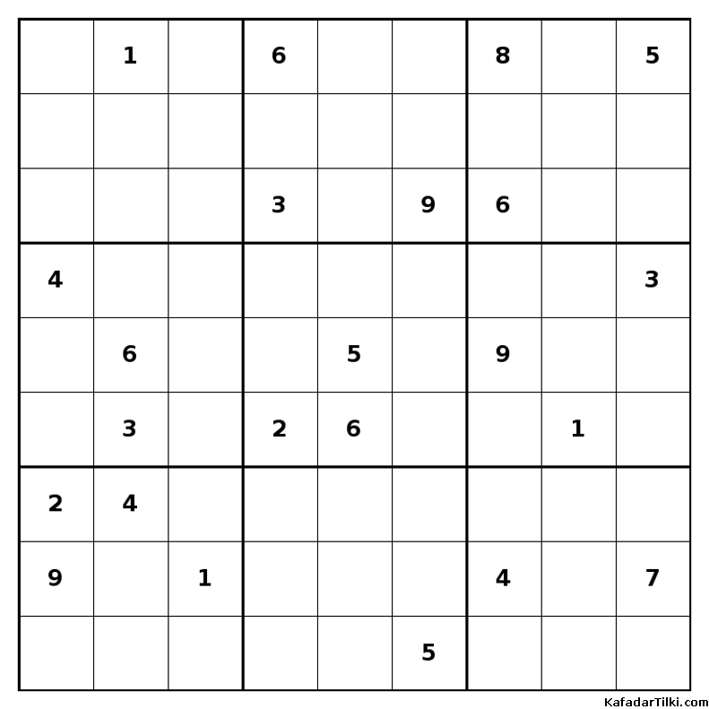 Zor Sudoku, Kitap 13 - 1