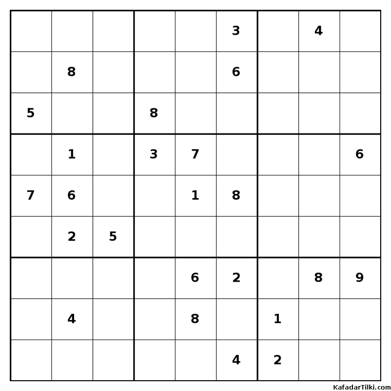 Zor Sudoku, Kitap 15 - 1