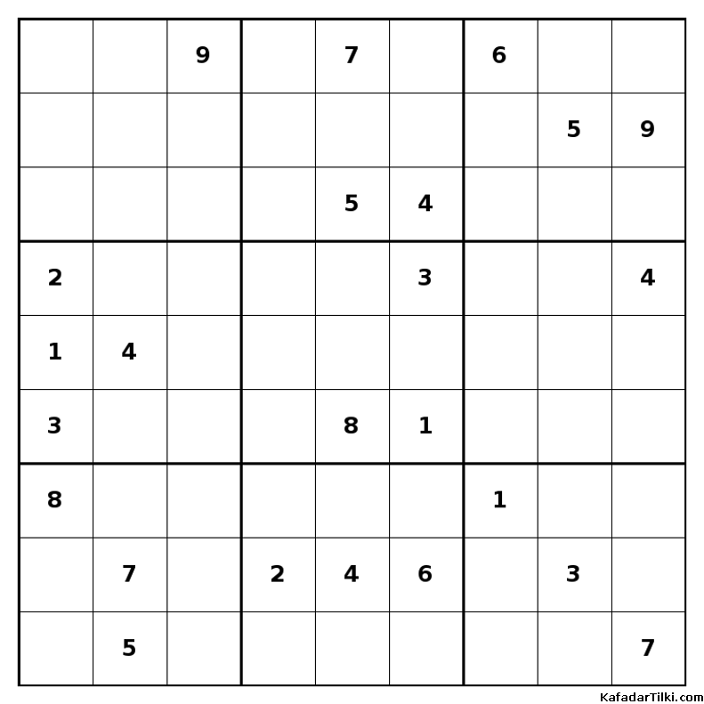 Zor Sudoku, Kitap 18 - 10