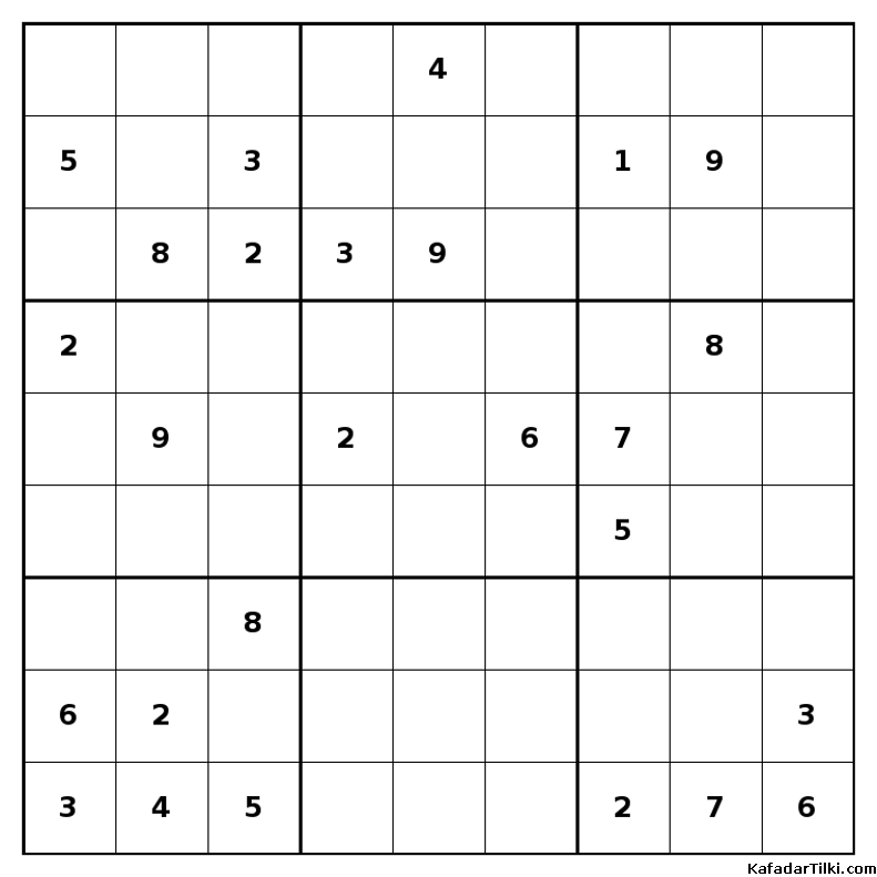 Zor Sudoku, Kitap 19 - 1