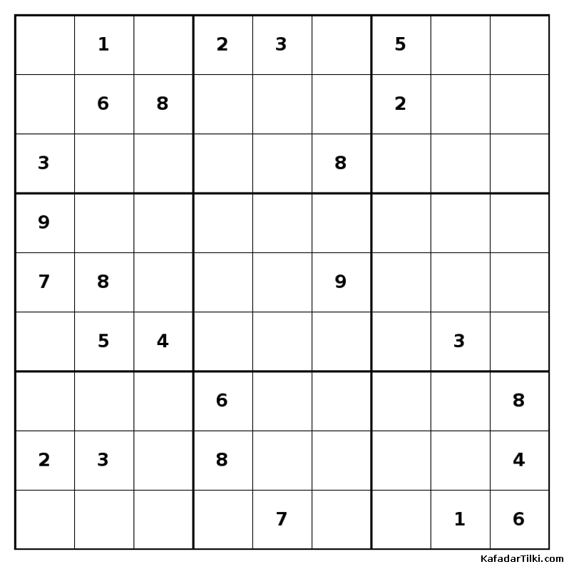 Zor Sudoku, Kitap 21 - 9