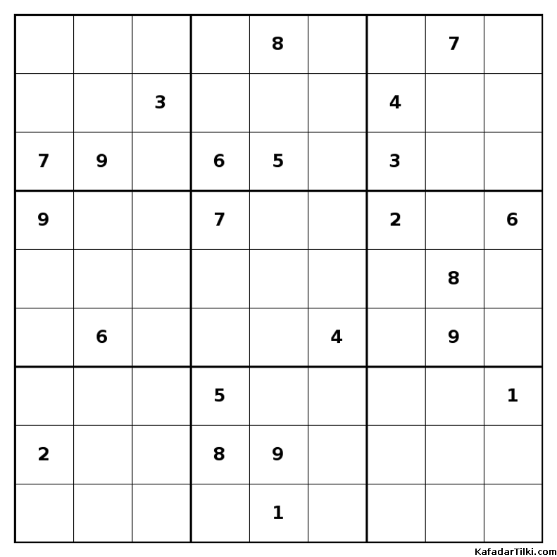 Zor Sudoku, Kitap 22 - 1