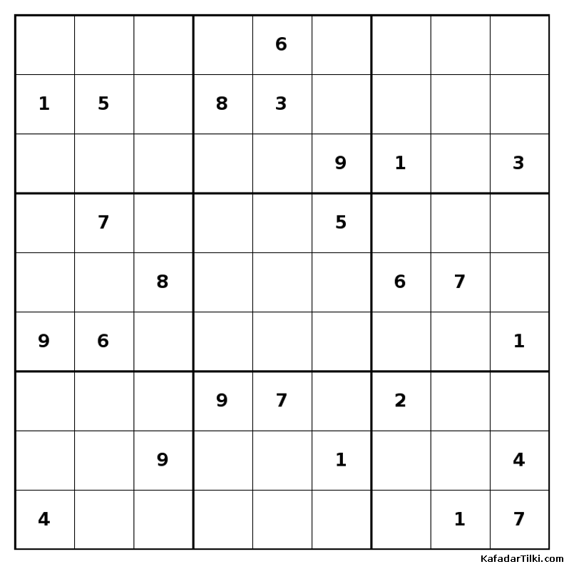 Zor Sudoku, Kitap 24 - 1