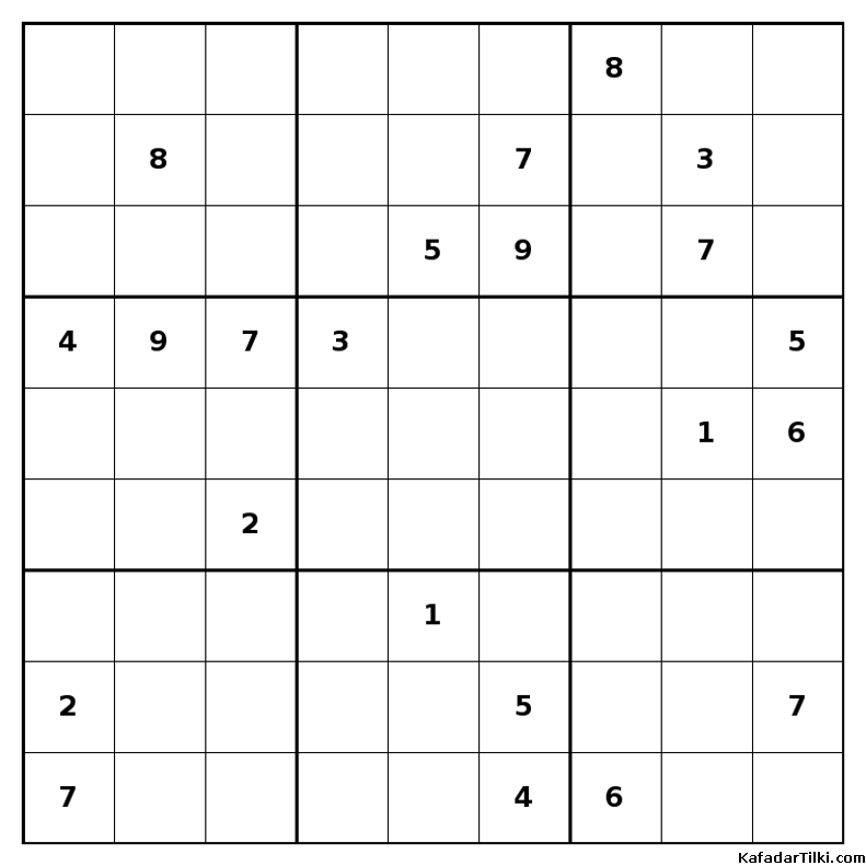 Zor Sudoku, Kitap 3 - 8