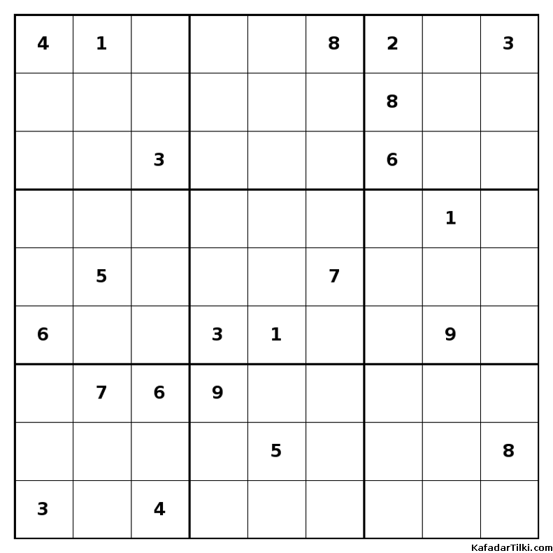 Zor Sudoku, Kitap 31 - 1