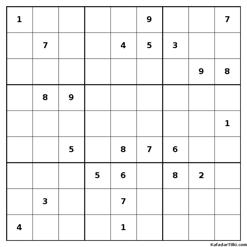 Zor Sudoku, Kitap 33 - 1