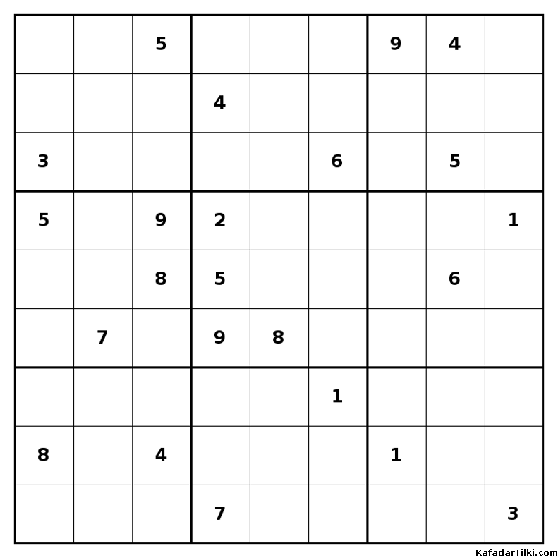 Zor Sudoku, Kitap 39 - 9