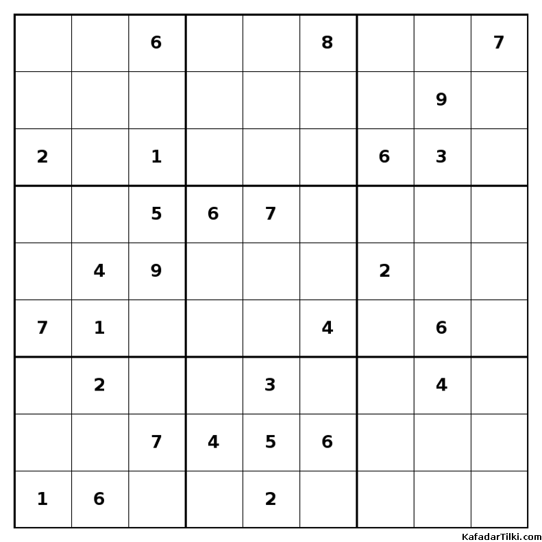 Zor Sudoku, Kitap 42 - 1