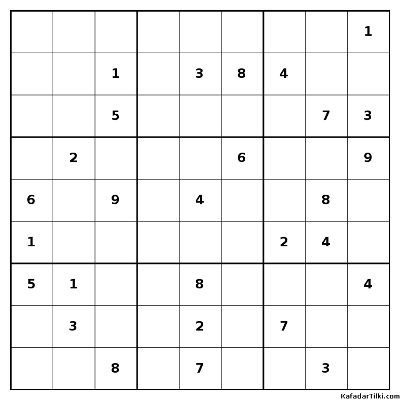 Zor Sudoku, Kitap 43 - 9