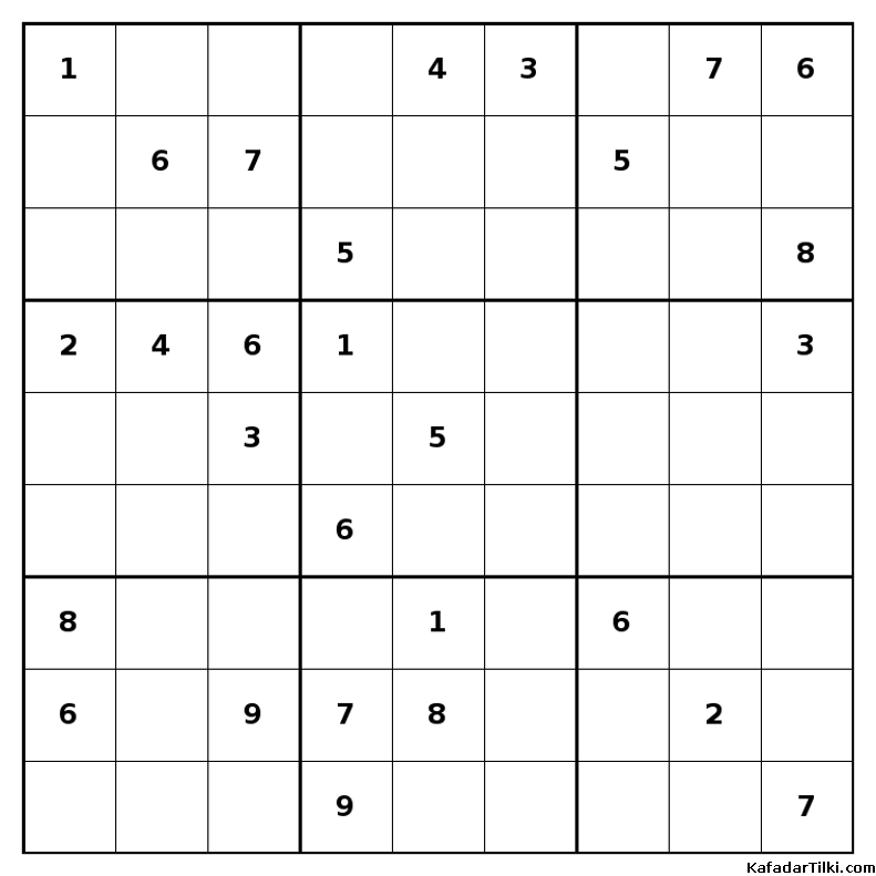 Zor Sudoku, Kitap 45 - 1