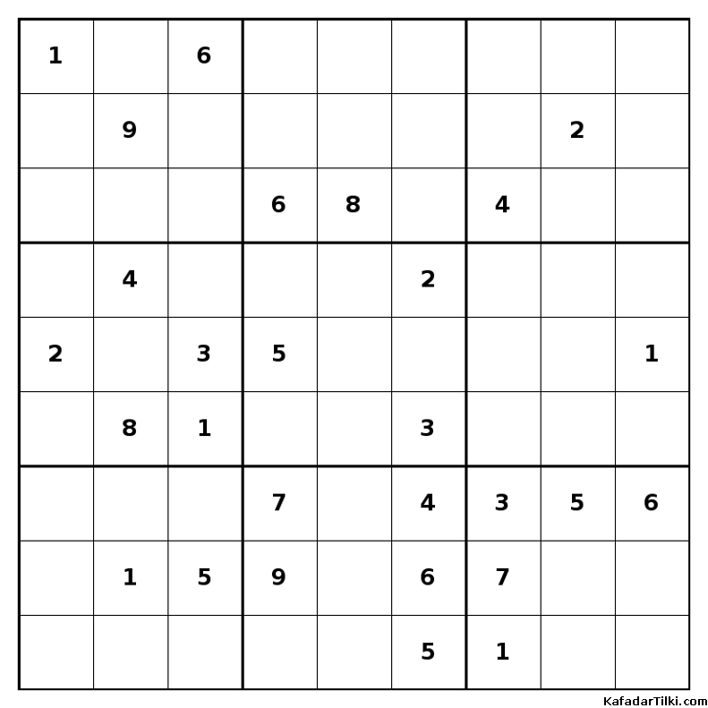 Zor Sudoku, Kitap 46 - 1