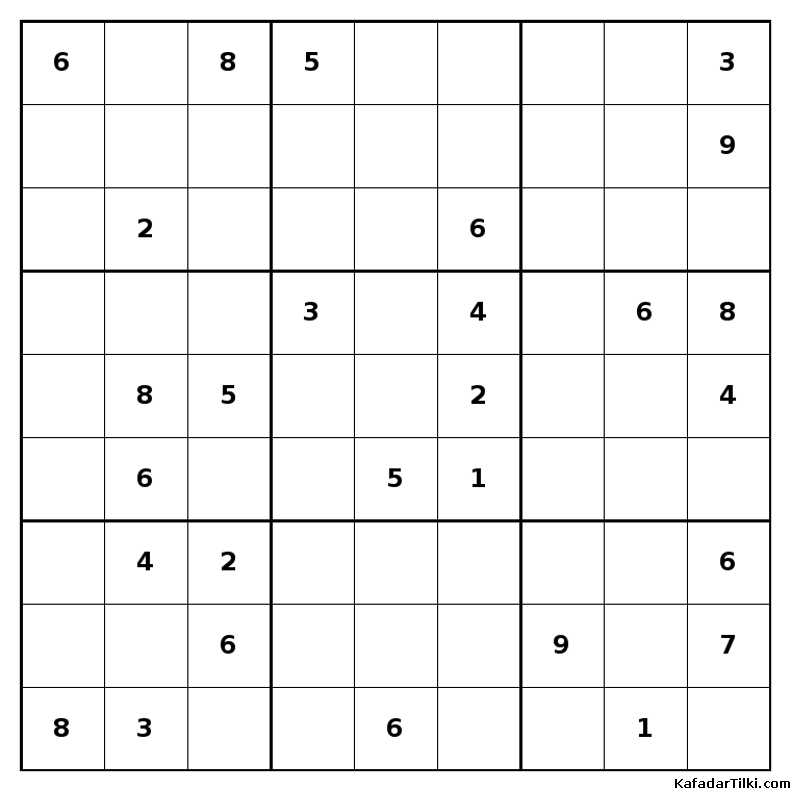 Zor Sudoku, Kitap 48 - 9