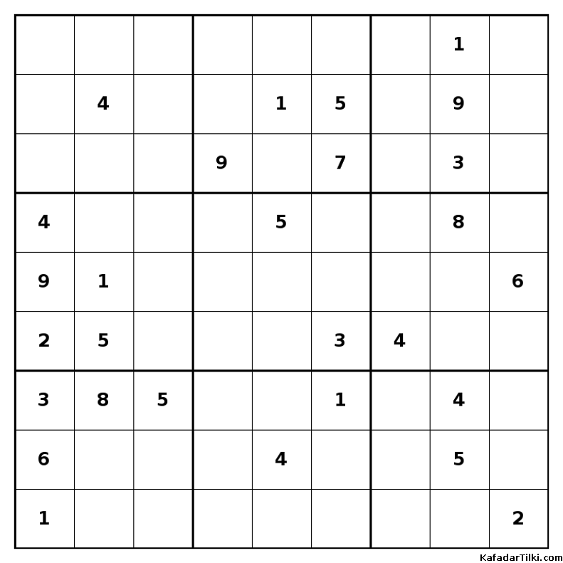 Zor Sudoku, Kitap 49 - 9
