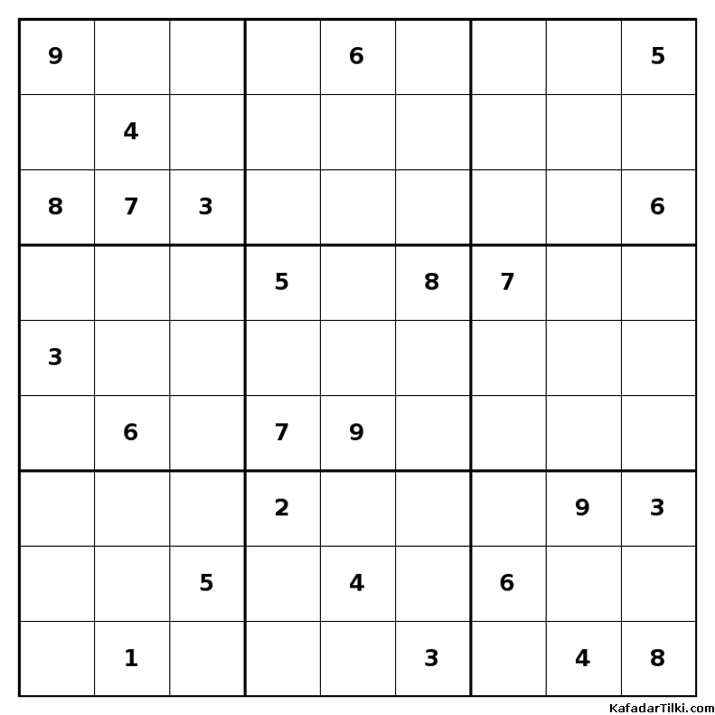 Zor Sudoku, Kitap 5 - 9