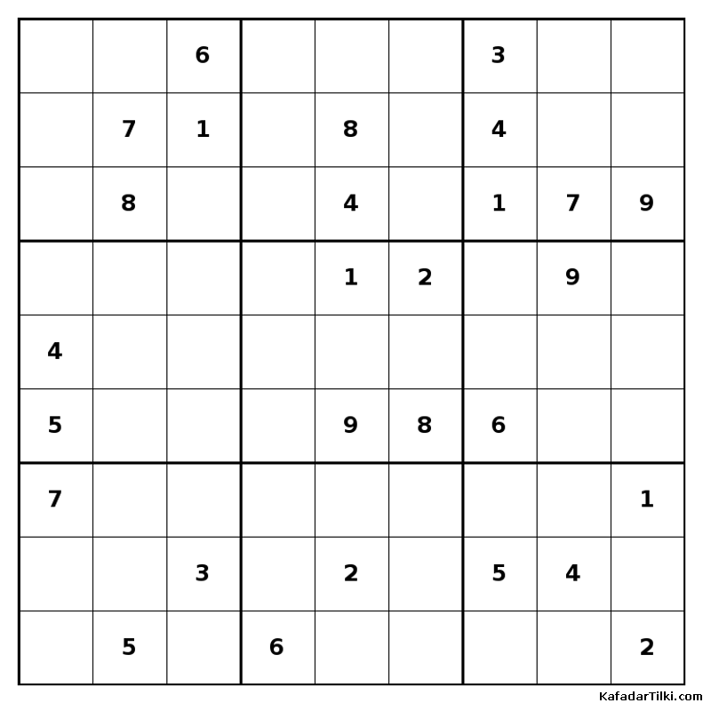Zor Sudoku, Kitap 50 - 10