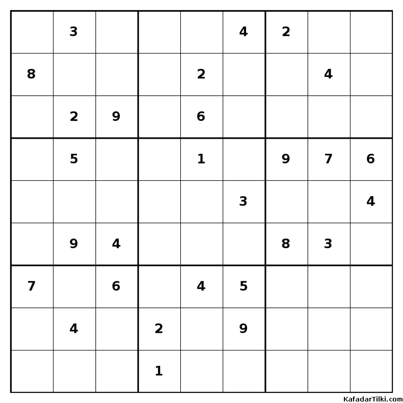 Zor Sudoku, Kitap 51 - 1