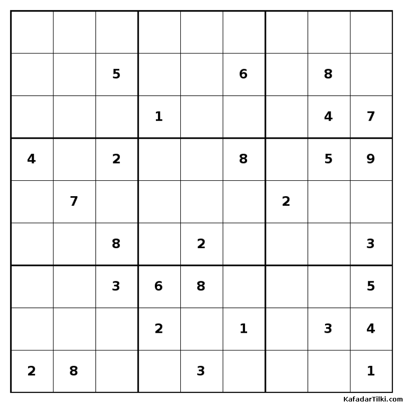 Zor Sudoku, Kitap 52 - 9