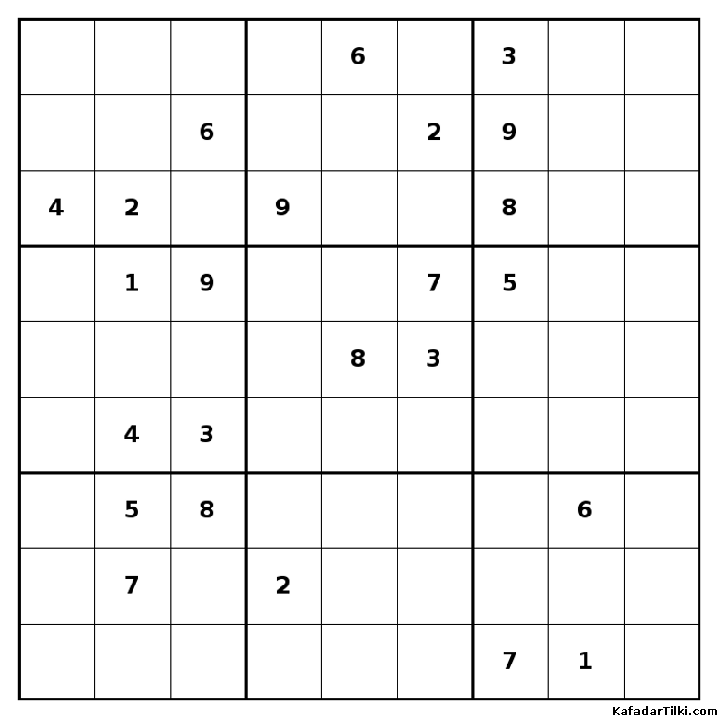 Zor Sudoku, Kitap 9 - 3